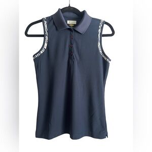Greg Norman Collection Navy Sleeveless Top